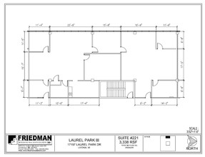 17197 N Laurel Park Dr, Livonia, MI en alquiler Plano de la planta- Imagen 1 de 3