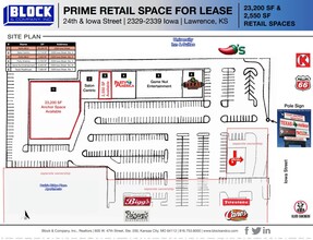 2329 S Iowa St, Lawrence, KS en alquiler Plano del sitio- Imagen 1 de 1