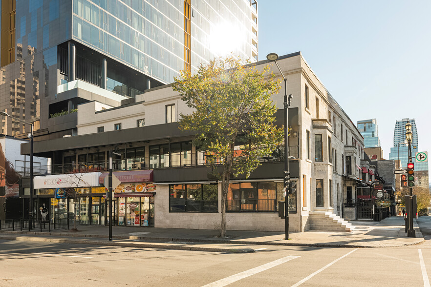 1467-1471 Rue Crescent, Montréal, QC en alquiler - Foto del edificio - Imagen 3 de 4