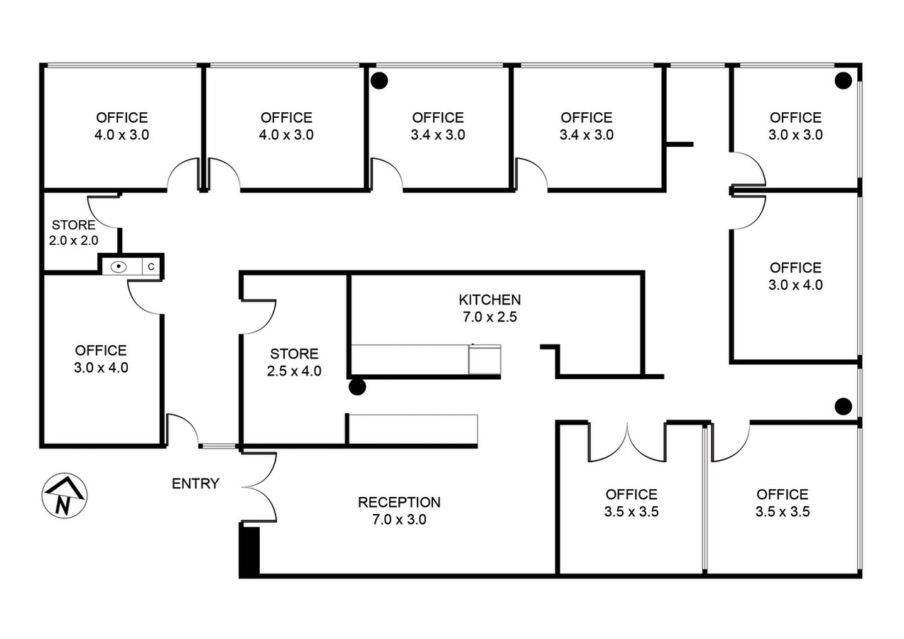 1 Thomas Holmes Street, Maribyrnong, VIC 3032 - Unidad Suite 210-211 -  - Plano de la planta - Image 1 of 10
