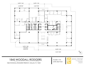 1845 Woodall Rodgers Fwy, Dallas, TX en alquiler Plano del sitio- Imagen 1 de 2