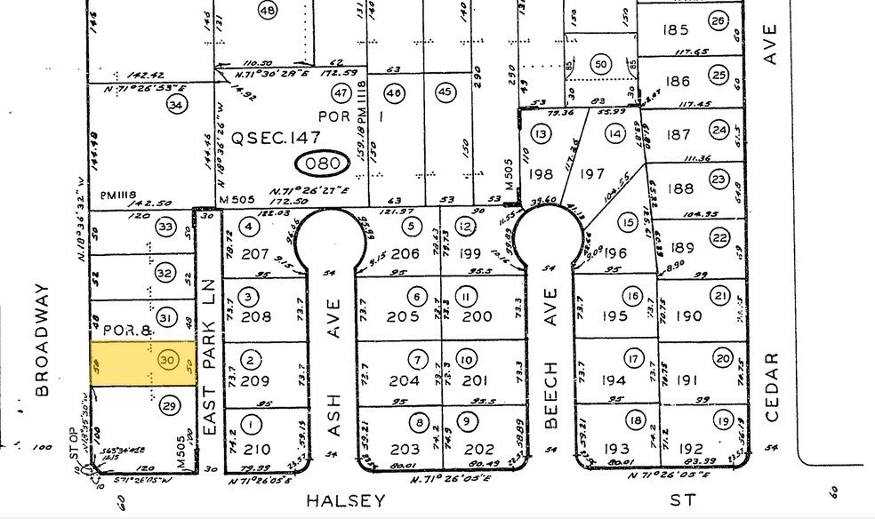 639 Broadway, Chula Vista, CA en alquiler - Plano de solar - Imagen 2 de 2