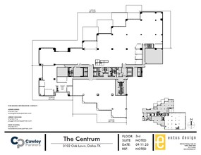 3102 Oak Lawn Ave, Dallas, TX en alquiler Plano de la planta- Imagen 2 de 5