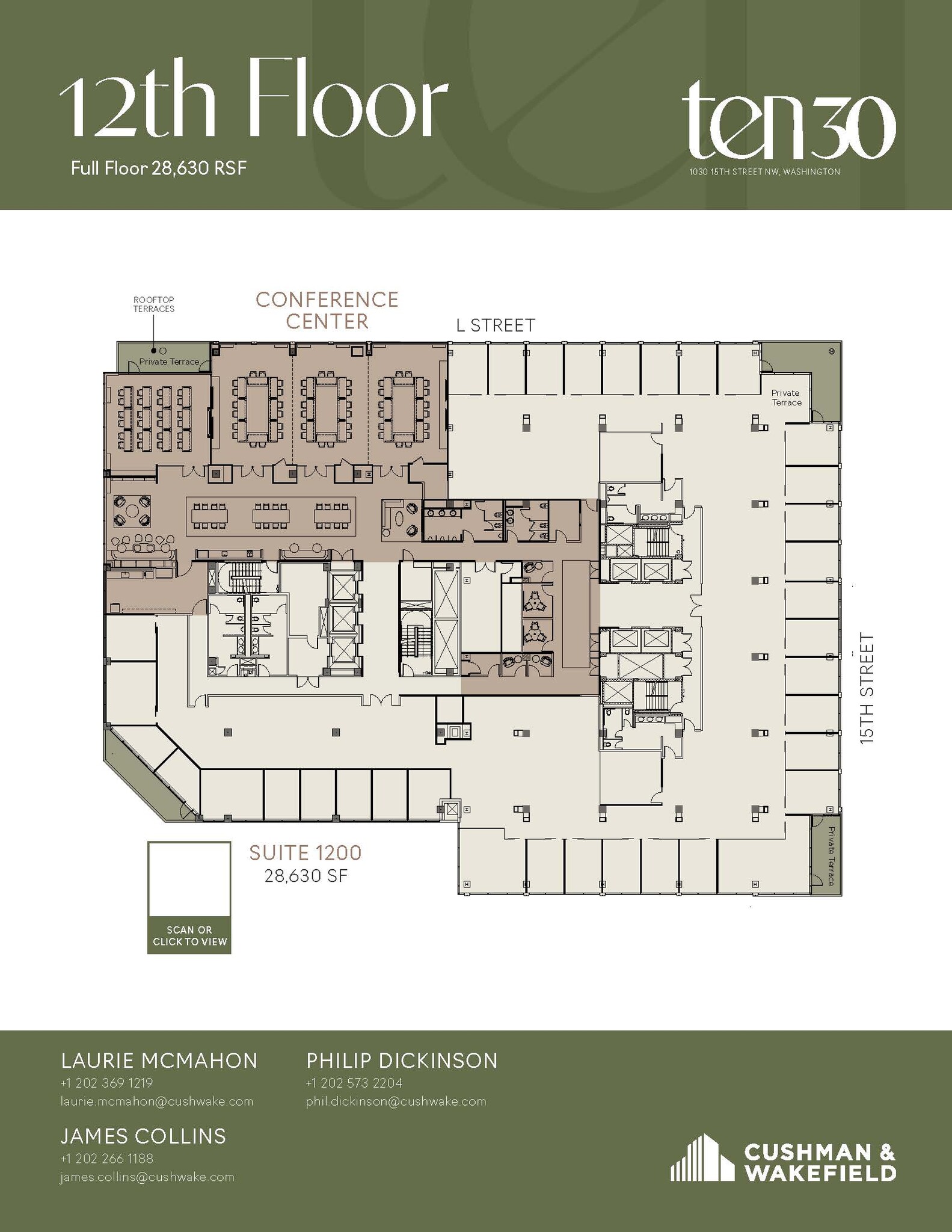 1030 15th St NW, Washington, DC en alquiler Plano de la planta- Imagen 1 de 1