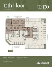 1030 15th St NW, Washington, DC en alquiler Plano de la planta- Imagen 1 de 1