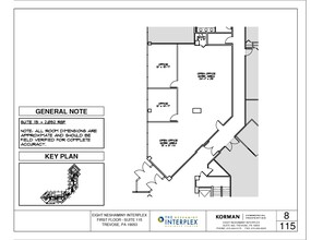 8 Neshaminy Interplex, Trevose, PA en alquiler Plano de la planta- Imagen 1 de 1