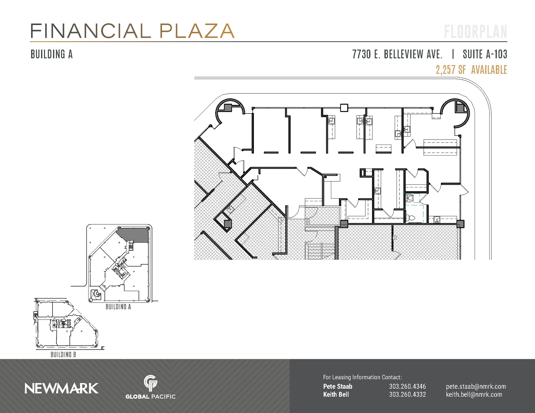 7730 E Belleview Ave, Greenwood Village, CO en alquiler Plano de la planta- Imagen 1 de 2