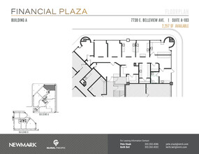 7730 E Belleview Ave, Greenwood Village, CO en alquiler Plano de la planta- Imagen 1 de 2