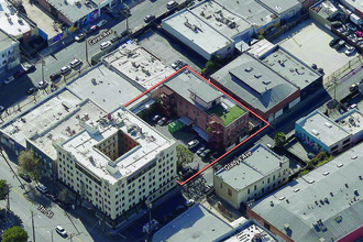 718 Gladys Ave, Los Angeles, CA - VISTA AÉREA  vista de mapa