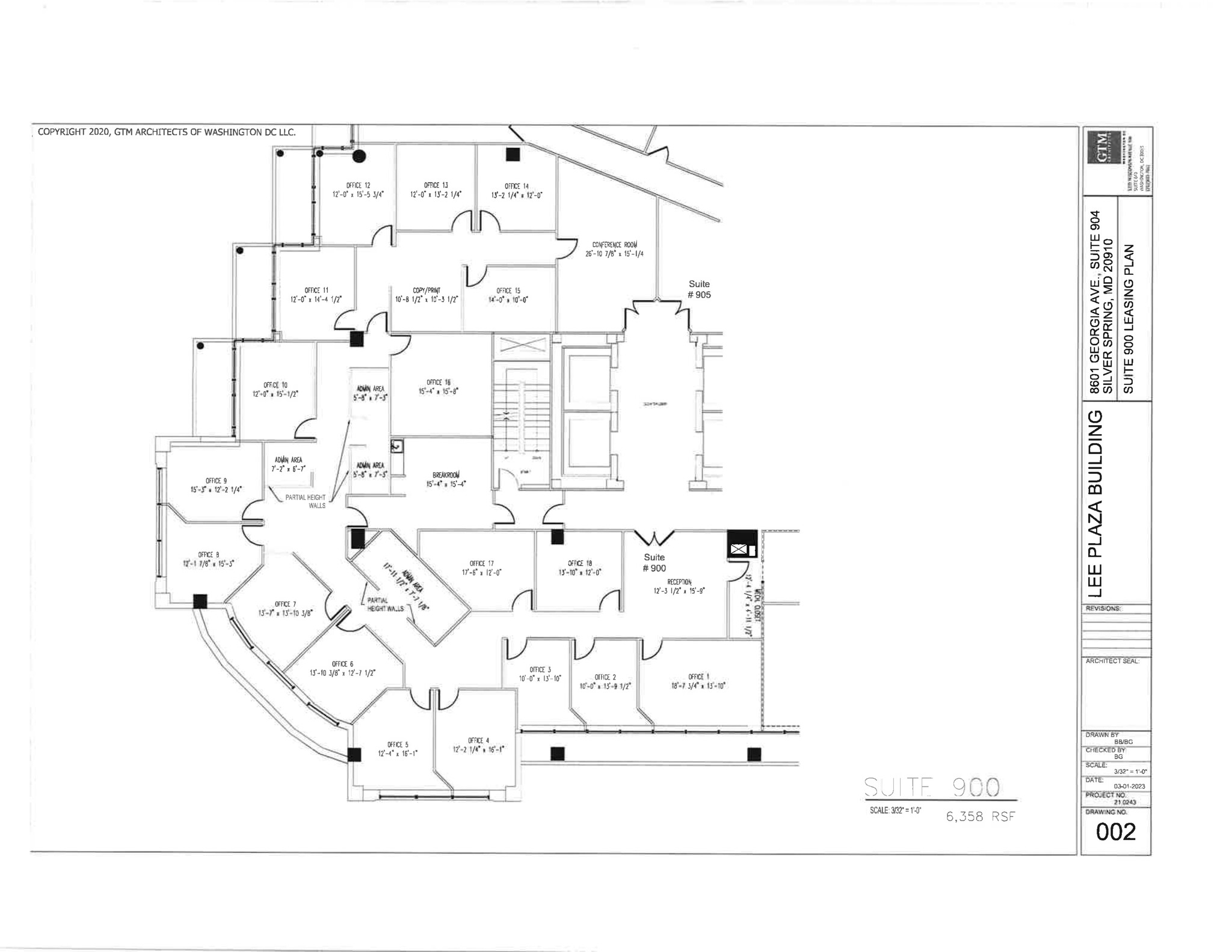 8601 Georgia Ave, Silver Spring, MD en alquiler Plano del sitio- Imagen 1 de 1