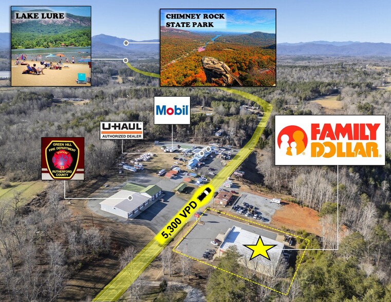 2710 Us Hwy 64 74A Hwy, Rutherfordton, NC en venta - Vista aérea - Imagen 2 de 5