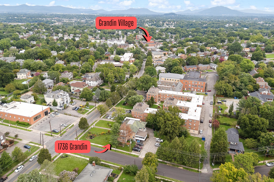 1736 Grandin Rd SW, Roanoke, VA en venta - Vista aérea - Imagen 2 de 59