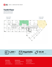 7910 Woodmont Ave, Bethesda, MD en alquiler Plano de la planta- Imagen 1 de 3