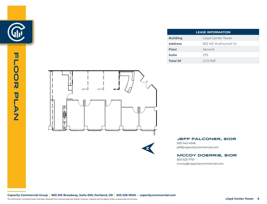 825 NE Multnomah St, Portland, OR en alquiler Plano de la planta- Imagen 1 de 1