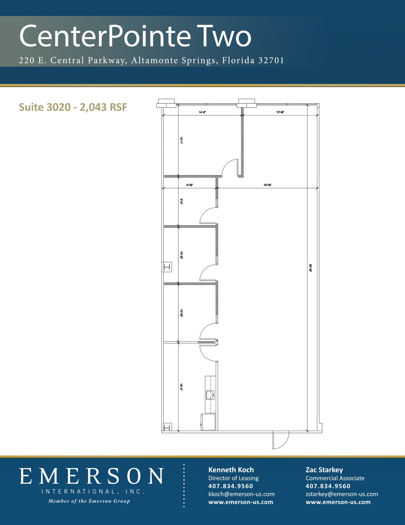 220 E Central Pky, Altamonte Springs, FL en alquiler Plano del sitio- Imagen 1 de 1