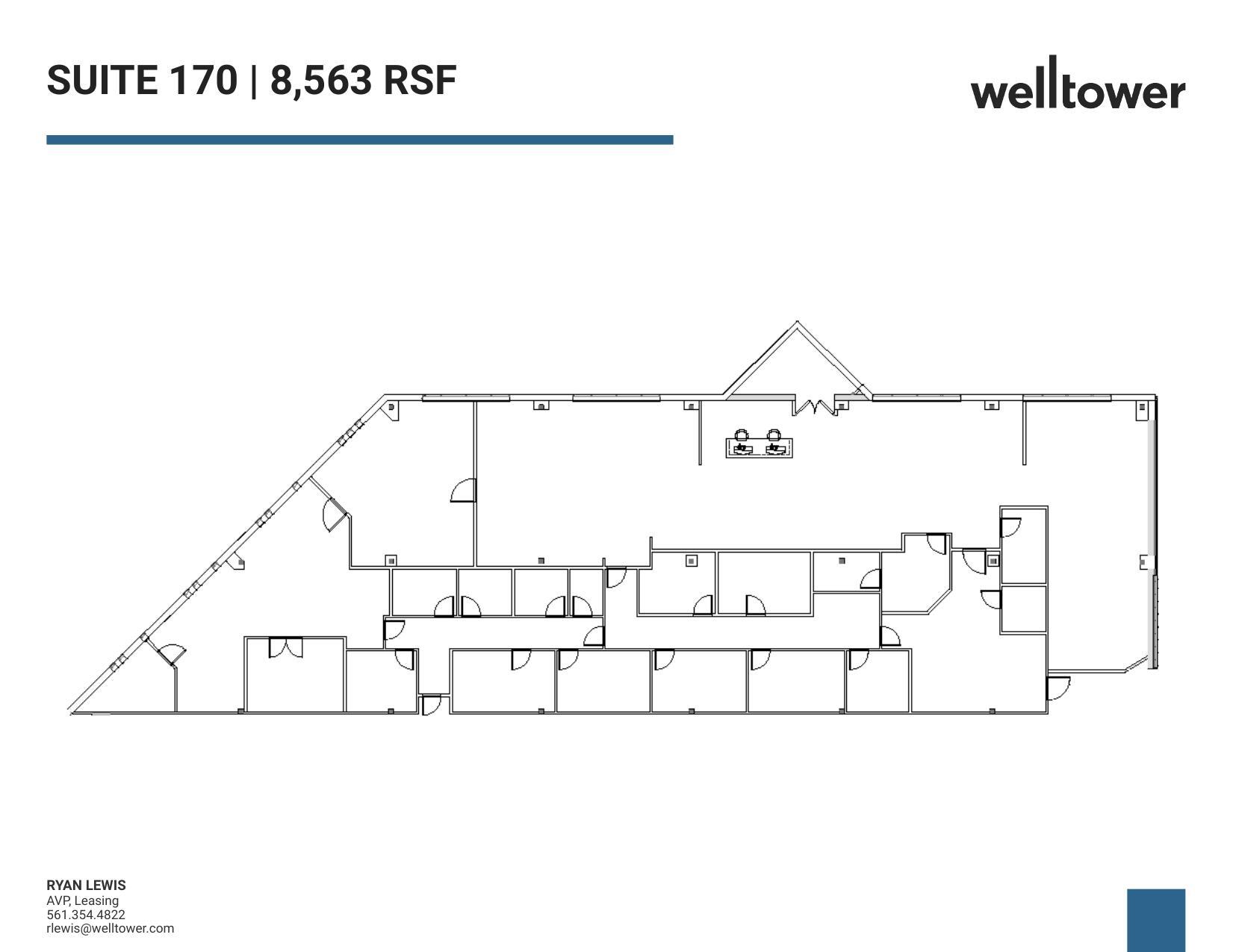 555 N New Ballas Rd, Creve Coeur, MO en alquiler Plano de la planta- Imagen 1 de 1