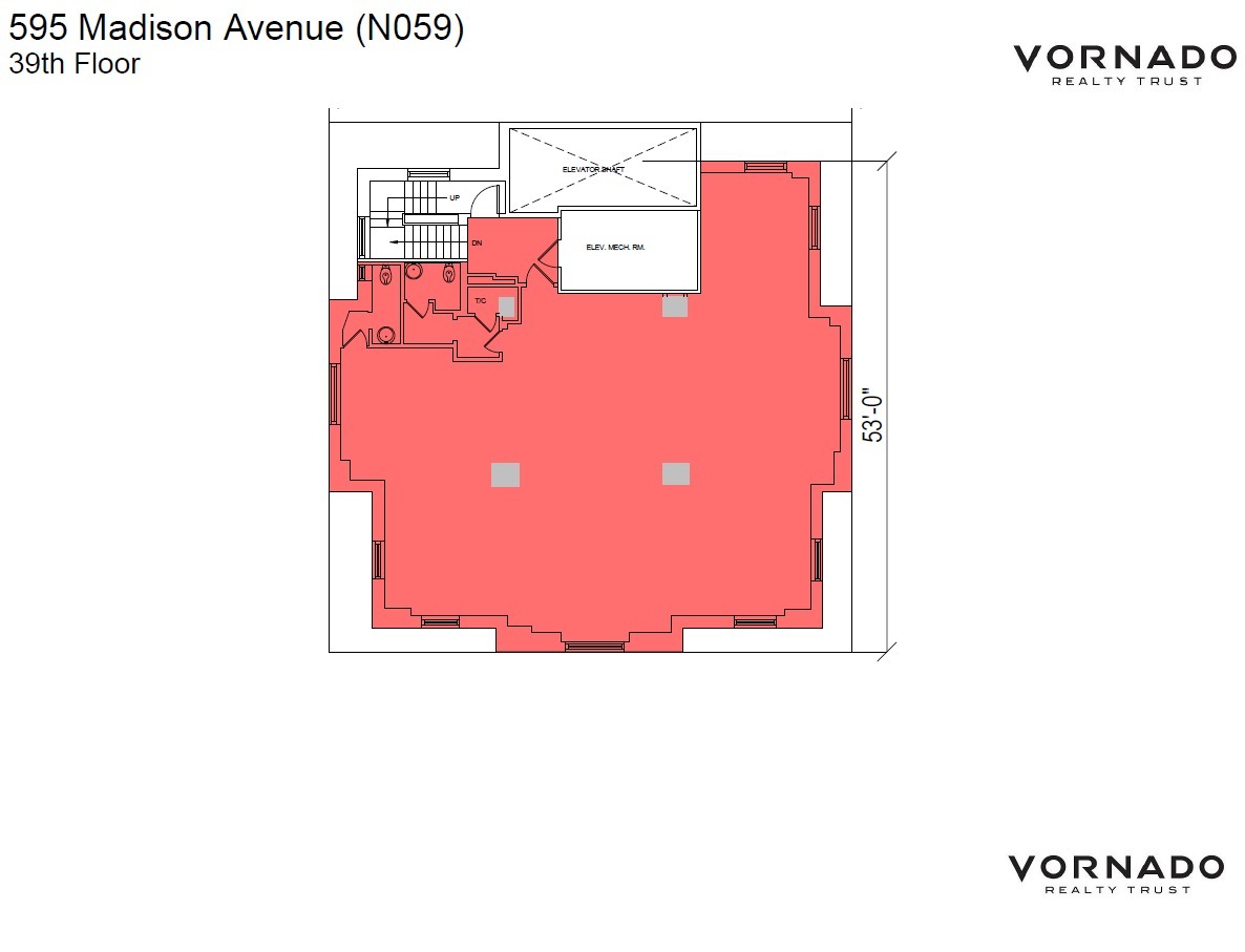 595 Madison Ave, New York, NY en alquiler Plano de la planta- Imagen 1 de 1