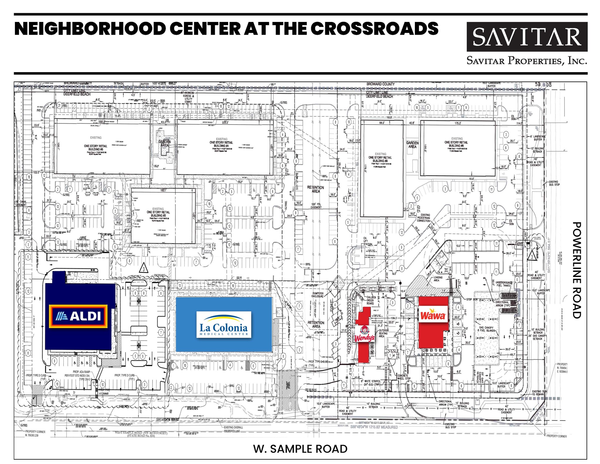 2301 W Sample Rd, Pompano Beach, FL en alquiler Plano del sitio- Imagen 1 de 6