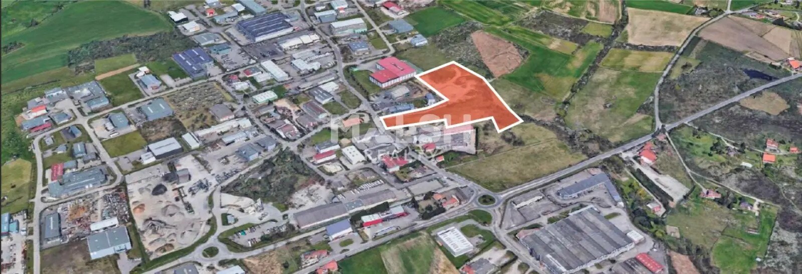 Terreno en Saint-Laurent-d'Agny en venta Vista aérea- Imagen 1 de 7