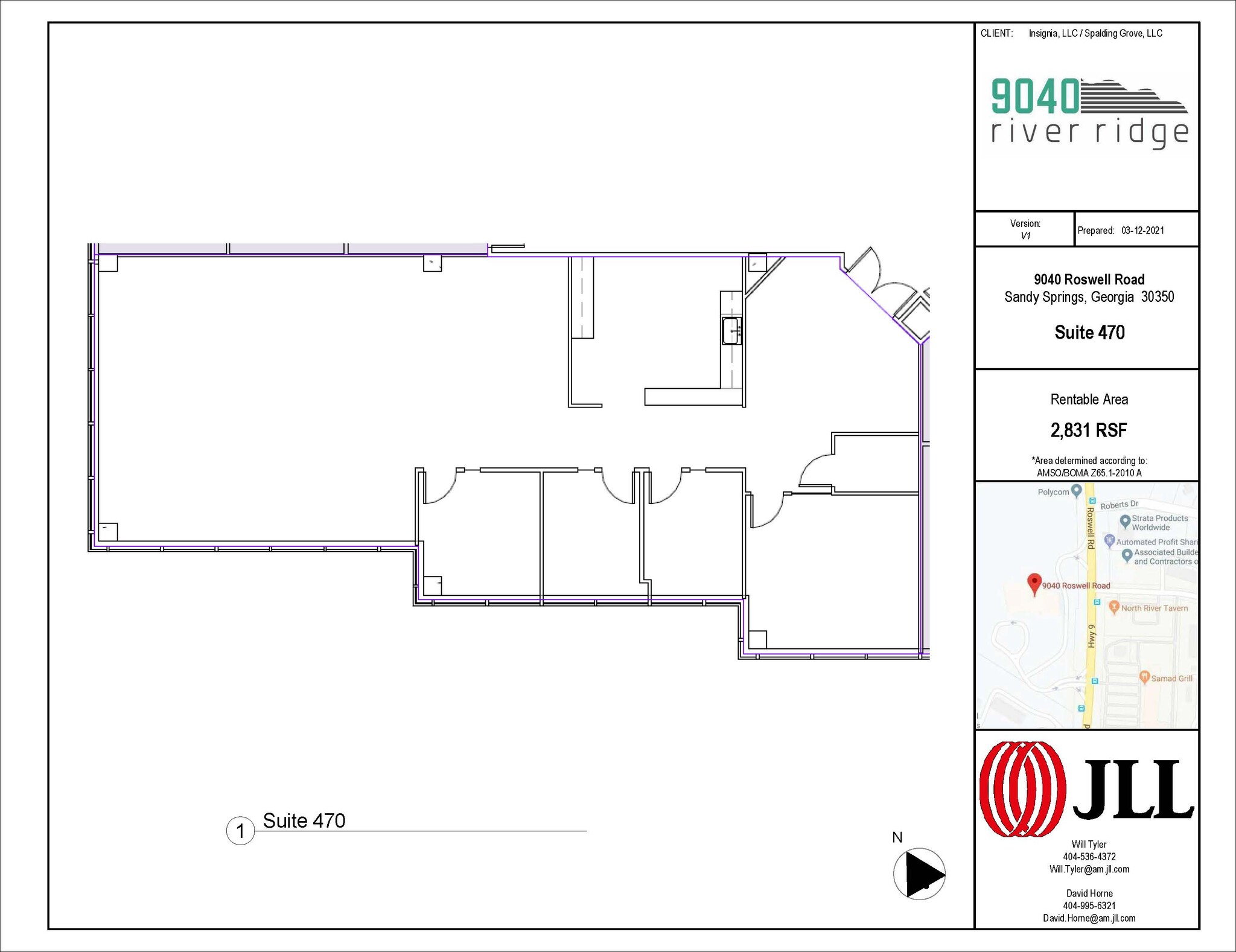 9040 Roswell Rd, Atlanta, GA en alquiler Plano de la planta- Imagen 1 de 1