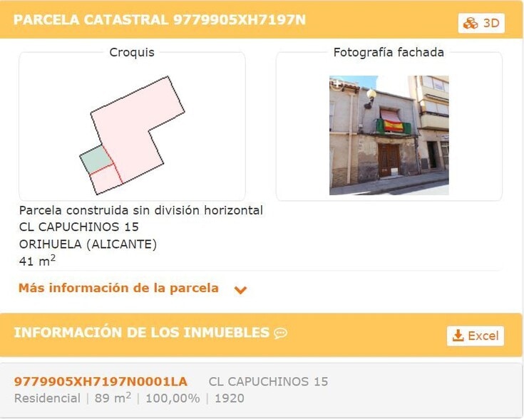 Pla?A Capuchinos, Orihuela, Alicante en venta - Foto del edificio - Imagen 3 de 12