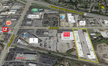 8240-8290 E 41st St, Tulsa, OK - VISTA AÉREA  vista de mapa