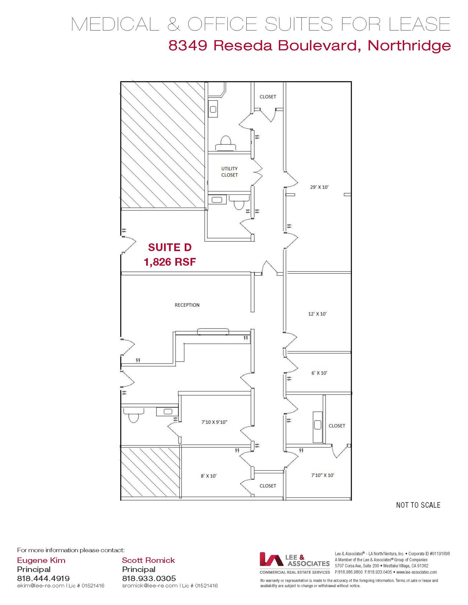 8349 Reseda Blvd, Northridge, CA en alquiler Plano de la planta- Imagen 1 de 1