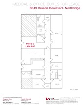 8349 Reseda Blvd, Northridge, CA en alquiler Plano de la planta- Imagen 1 de 1