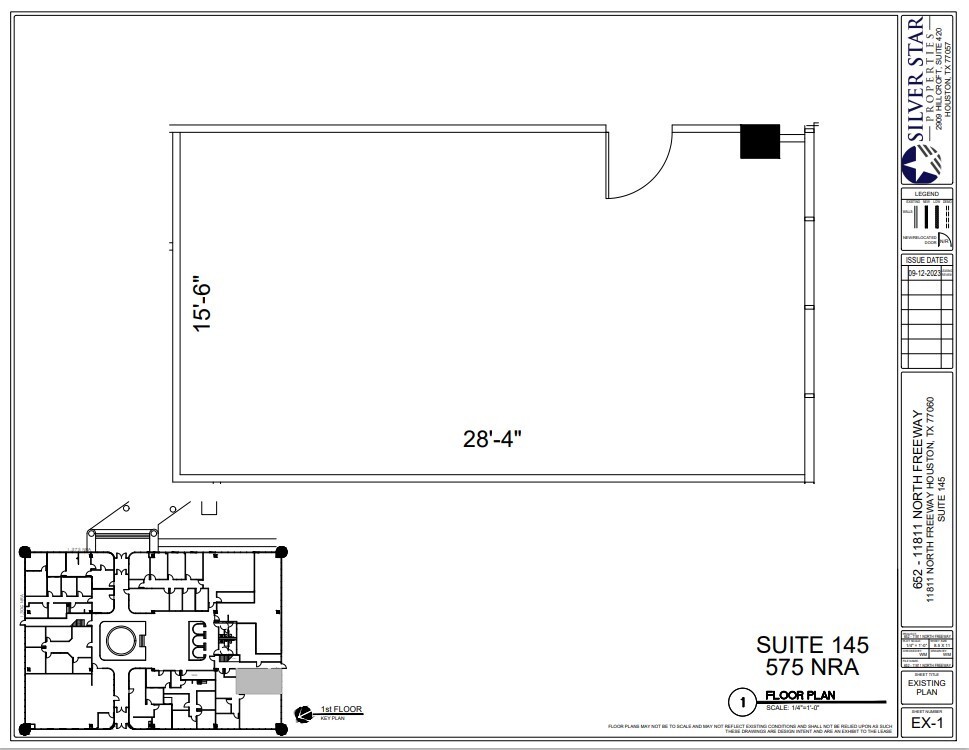 11811 North Fwy, Houston, TX en alquiler Plano de la planta- Imagen 1 de 1