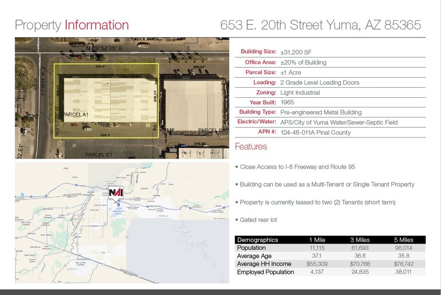 653 E 20th St, Yuma, AZ en venta - Foto del edificio - Imagen 2 de 3