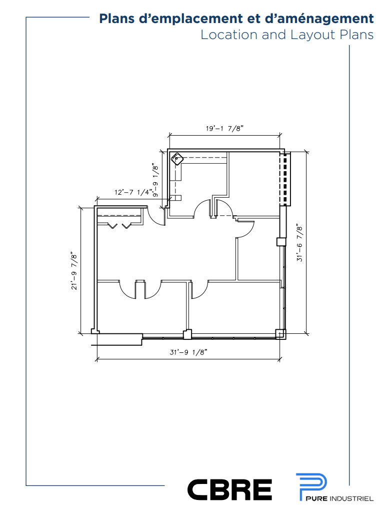 2181-2211 Rue Léon-Harmel, Québec, QC en alquiler Plano de la planta- Imagen 1 de 1