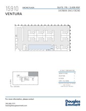 15910 Ventura Blvd, Encino, CA en alquiler Plano de la planta- Imagen 1 de 1