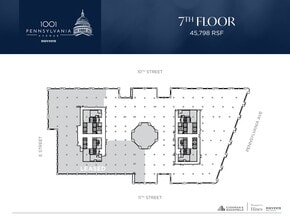 1001 Pennsylvania Ave NW, Washington, DC en alquiler Plano de la planta- Imagen 1 de 1