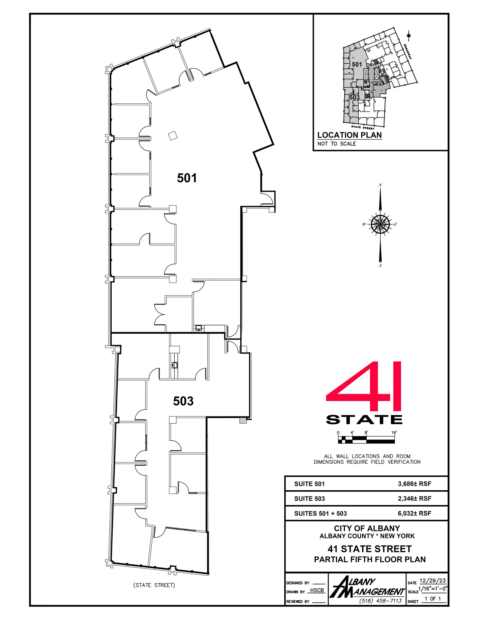 41 State St, Albany, NY en alquiler Plano del sitio- Imagen 1 de 9