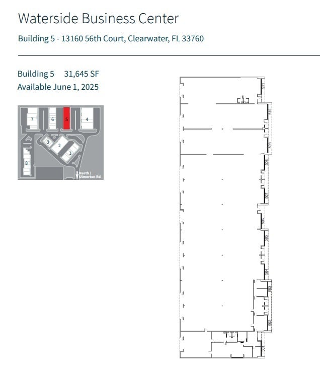 13190 56th Ct, Clearwater, FL en alquiler Plano de la planta- Imagen 1 de 1