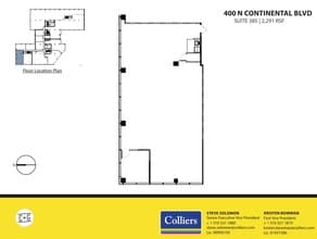 300 Continental Blvd, El Segundo, CA en alquiler Plano de la planta- Imagen 1 de 1