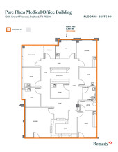 1305 Airport Fwy, Bedford, TX en alquiler Plano de la planta- Imagen 1 de 2