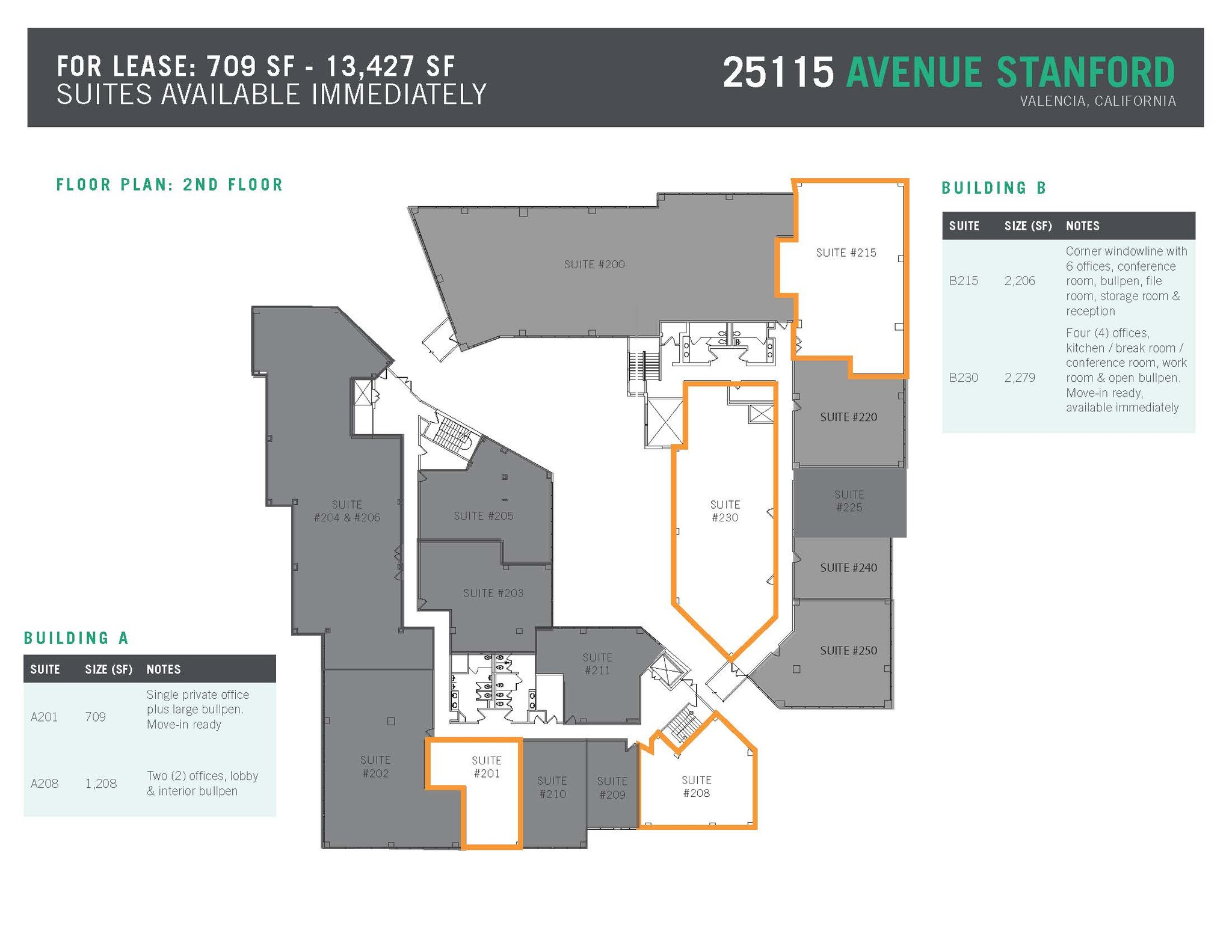 25115 Avenue Stanford, Valencia, CA en alquiler Plano de la planta- Imagen 1 de 2