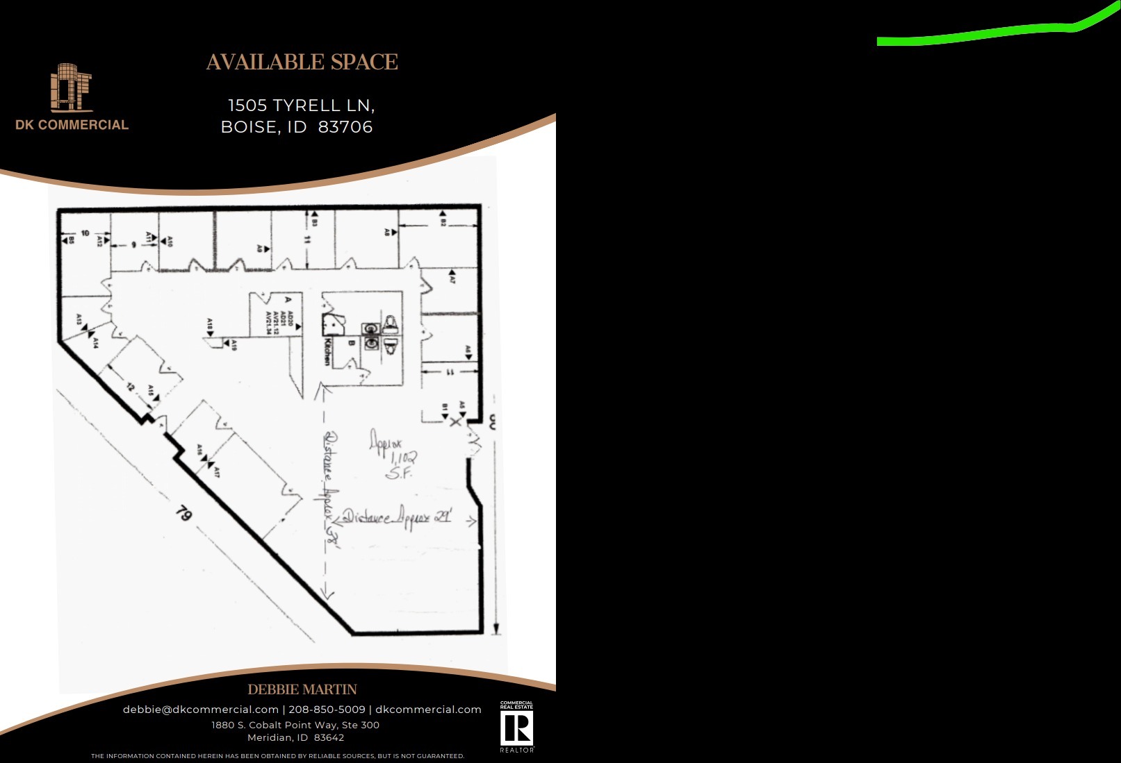 1505 Tyrell Ln, Boise, ID en venta Plano de la planta- Imagen 1 de 1