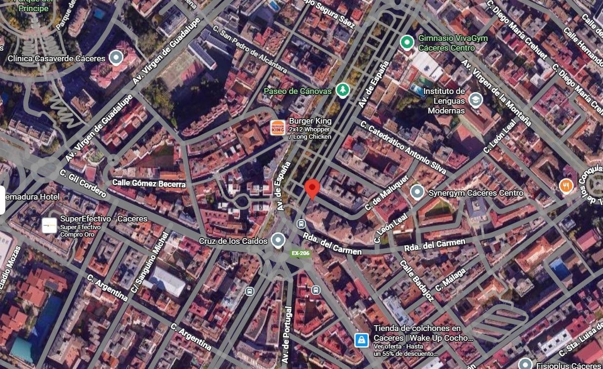 Local en Cáceres en alquiler Plano de la planta- Imagen 1 de 2