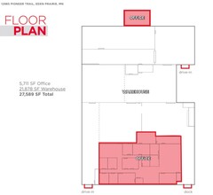 12985 Pioneer Trl, Eden Prairie, MN en alquiler Plano de la planta- Imagen 1 de 1