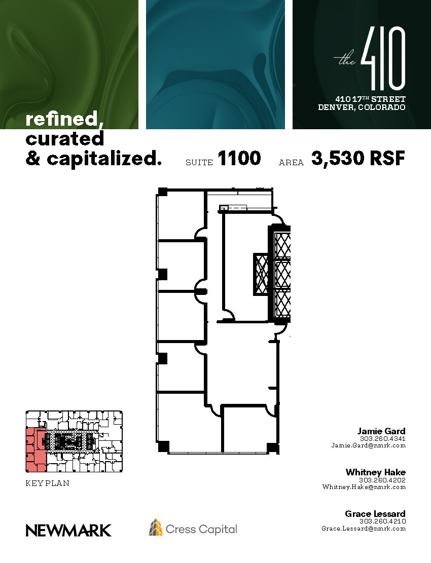 410 17th St, Denver, CO en alquiler Plano de la planta- Imagen 1 de 1