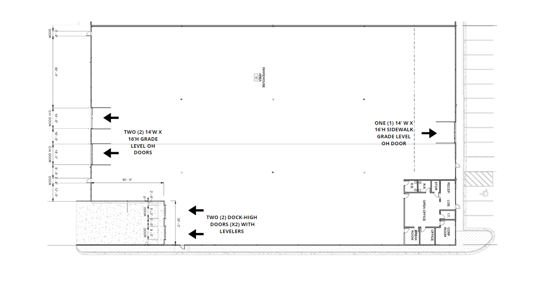 300 Avenida Ascencion, Santa Teresa, NM en alquiler Plano de la planta- Imagen 1 de 2