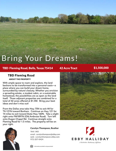 TBD 2 Fleming Road Rd, Bells, TX en venta - Otros - Imagen 2 de 2