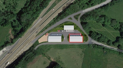 C1-C4 Woodpecker Park, South Brent, DEV - AÉREA vista de mapa