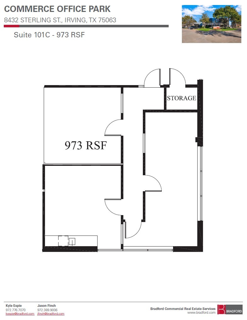 8402 Sterling St, Irving, TX en alquiler Plano de la planta- Imagen 1 de 1