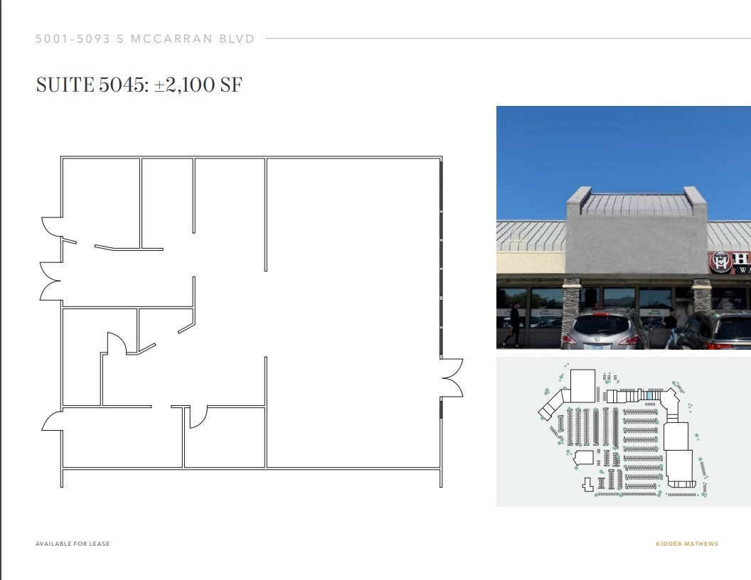 5001-5095 S Mccarran Blvd, Reno, NV en alquiler Plano de la planta- Imagen 1 de 1