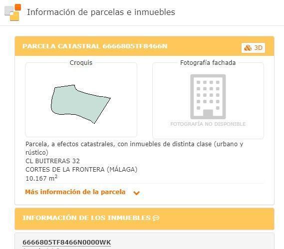 Terreno en Cortes de la Frontera, Málaga en venta - Plano del sitio - Imagen 3 de 5