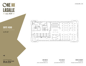 1 N La Salle St, Chicago, IL en alquiler Plano de la planta- Imagen 1 de 4