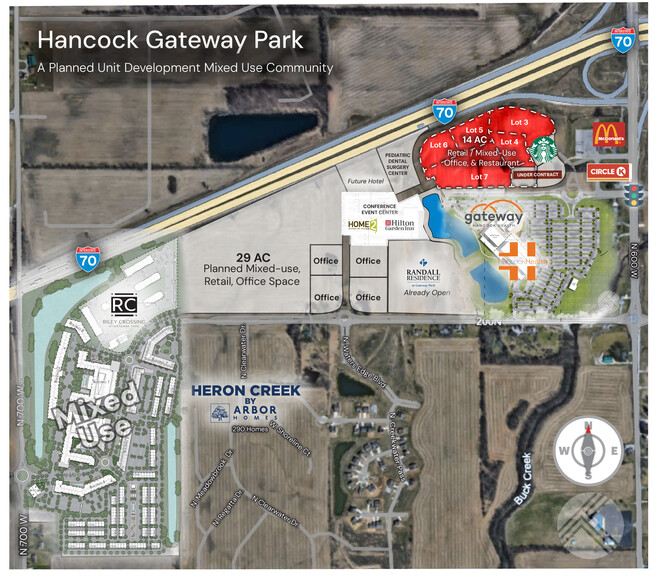 Hancock Gateway Park, Greenfield, IN en venta - Plano del sitio - Imagen 2 de 9